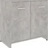 VidaXL Badkamerkast 60x33x61 Cm Spaanplaat Betongrijs 2 VidaXL Badkamerkast 60x33x61 Cm Spaanplaat Betongrijs -Badkamer Wijs 1131x1200 2
