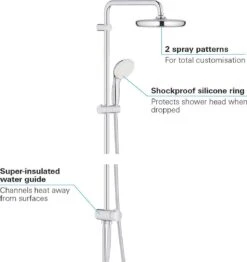 GROHE New Tempesta Cosmopolitan 210 Regendouche - ø 21 Cm - Zonder Thermostaat - Chroom 22 GROHE New Tempesta Cosmopolitan 210 Regendouche - ø 21 Cm - Zonder Thermostaat - Chroom -Badkamer Wijs 1133x1200 2