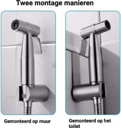 El Suvon® Bidet Handdouche - Shattaf - Bidet Sproeier - Bidetkraan -Badkamer Wijs 1138x1200