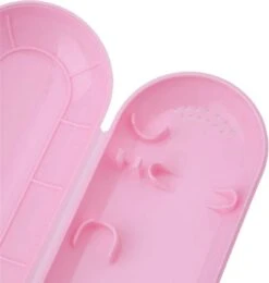 Elektrische Tandenborstel Opbergdoos Universeel - Reis Etui - Bescherm Koker - Roze - 1 Stuks -Badkamer Wijs 1141x1200