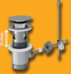 EQUATION - Inschroefbare Afvoer Met Trekstang - H85mm Tot H95mm -Badkamer Wijs 1143x1200 5