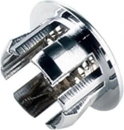 Knaak Wastafel Overloop Rozet - Gaatjes Chroom / Zilver -Badkamer Wijs 1145x1200 1