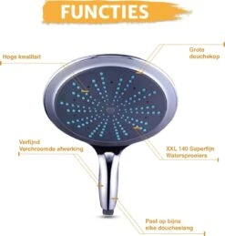 Grote Douchekop - 18cm - Levay ® 12 Grote Douchekop - 18cm - Levay ® -Badkamer Wijs 1145x1200 3