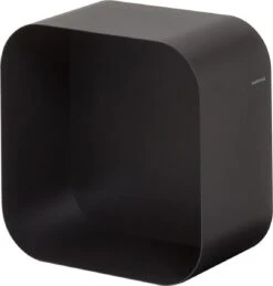 Sealskin Brix - Wandkubus Wandelement Wandrek - 12x24x24 Cm - Metaal - Zwart -Badkamer Wijs 1145x1200 5