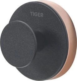 Tiger Urban - Handdoekhaak - 2 Stuks - Zwart - ø 5 Cm - Inclusief 4 Decorringen - Zelfklevend -Badkamer Wijs 1150x1200 1