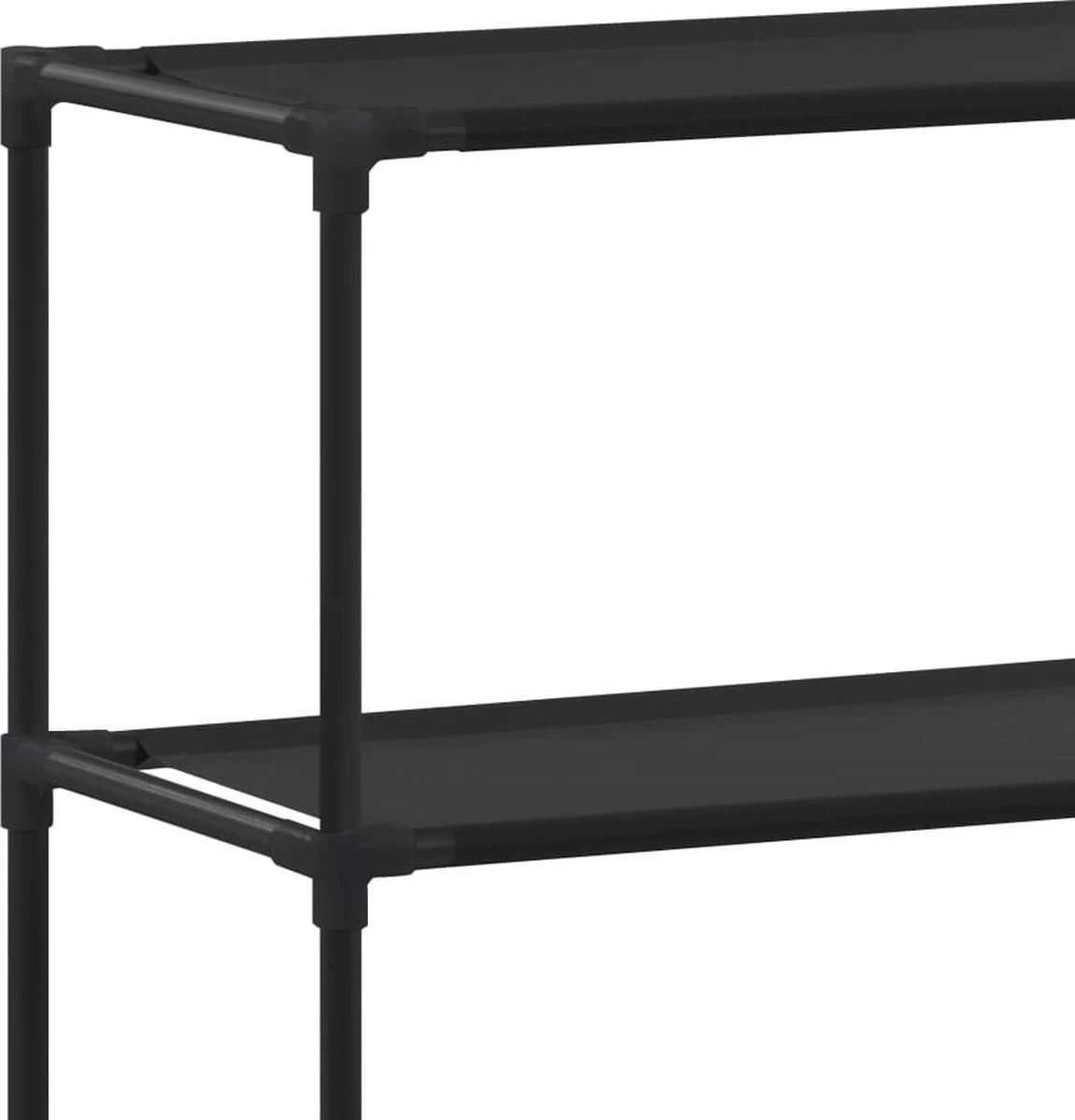 VidaXL Opbergrek Voor Boven Wasmachine 3-laags 69x28x169 Cm Zwart 10 VidaXL Opbergrek Voor Boven Wasmachine 3-laags 69x28x169 Cm Zwart - Afbeelding 8