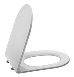 Allibert Wc-bril DUNEO - Duroplast - Inox Scharnieren - Soft Close - Afklikbaar - Wit -Badkamer Wijs 1151x1200 9