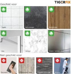 Tiger TigerFix Type 1 - Tiger Accessoires Monteren Zónder Boren -Badkamer Wijs 1152x1200 3
