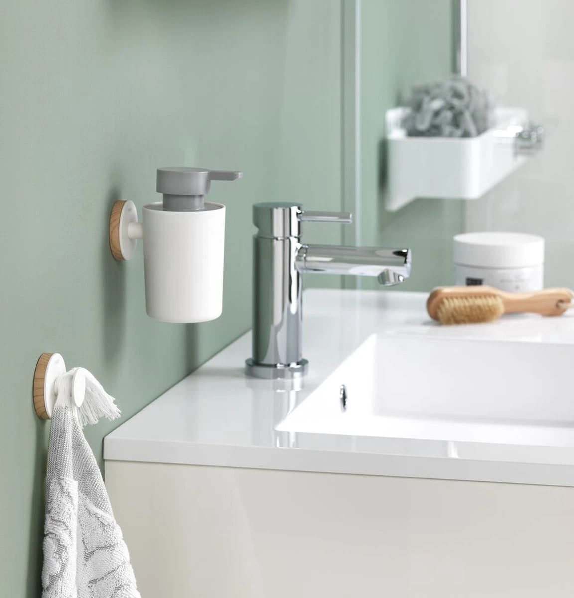 Tiger Urban - Handdoekhaak Groot (1x) - ø 5 Cm - Inclusief 2 Decorringen - Wit 14 Tiger Urban - Handdoekhaak Groot (1x) - ø 5 Cm - Inclusief 2 Decorringen - Wit - Afbeelding 12