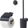 Tiger Urban Toiletaccessoireset - Toiletborstel Met Houder - Toiletrolhouder Met Klep - Handdoekhaak - Zwart -Badkamer Wijs 1153x1200 2