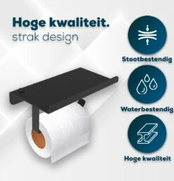 Via Fectio® Toiletrolhouder - Toiletrolhouders - Telefoonhouder - WC Rolhouder - Zonder Klep - RVS (Roestvrij Staal) 11 Via Fectio® Toiletrolhouder - Toiletrolhouders - Telefoonhouder - WC Rolhouder - Zonder Klep - RVS (Roestvrij Staal) -Badkamer Wijs 1153x1200 4
