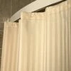 Douchegordijn Satijn Streep Ecru - Anti Schimmel – Waterdicht - Polyester - - Verzwaarde Zoom - Roestvrije Ogen - Douchegordijnen 180x200 Cm -Badkamer Wijs 1153x1200 6