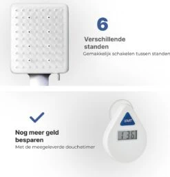 MaatWorkz - Waterbesparende Douchekop Vierkant + Douchetimer - Hoge Waterdruk - Luxe Design - 6 Standen 13 MaatWorkz - Waterbesparende Douchekop Vierkant + Douchetimer - Hoge Waterdruk - Luxe Design - 6 Standen -Badkamer Wijs 1155x1200 2