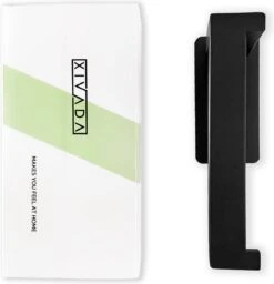 Toiletrolhouder Zonder Boren - Zwart - WC Rolhouder Zelfklevend -Badkamer Wijs 1157x1200