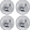 4x Handdoekhaakjes (Zelfklevend) Van RVS Zilver – Zelfklevende Haakjes – Wandhaak – Handdoekhouder – Ophanghaken Voor Keuken Of Badkamer (Accessoires) -Badkamer Wijs 1161x1200 1