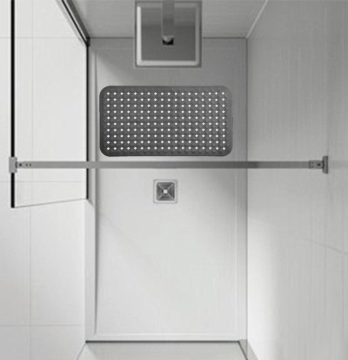 The Original - Douchemat Antislip - Zwart - 88x40cm - Antislipmat Badmat Voor Bad & Douche - Anti Slip Mat Met Zuignappen 9 The Original - Douchemat Antislip - Zwart - 88x40cm - Antislipmat Badmat Voor Bad & Douche - Anti Slip Mat Met Zuignappen - Afbeelding 7