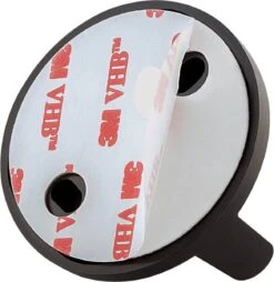 Tiger Tune - Toiletrolhouder Met Klep - Zwart Metaal Geborsteld / Zwart -Badkamer Wijs 1167x1200 8