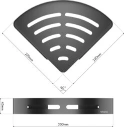 Doucherek 2 Stuks - Douchemand - Hangend Hoek - Telescopisch - Zonder Boren - Zwart - RVS 18 Doucherek 2 Stuks - Douchemand - Hangend Hoek - Telescopisch - Zonder Boren - Zwart - RVS -Badkamer Wijs 1168x1200 1