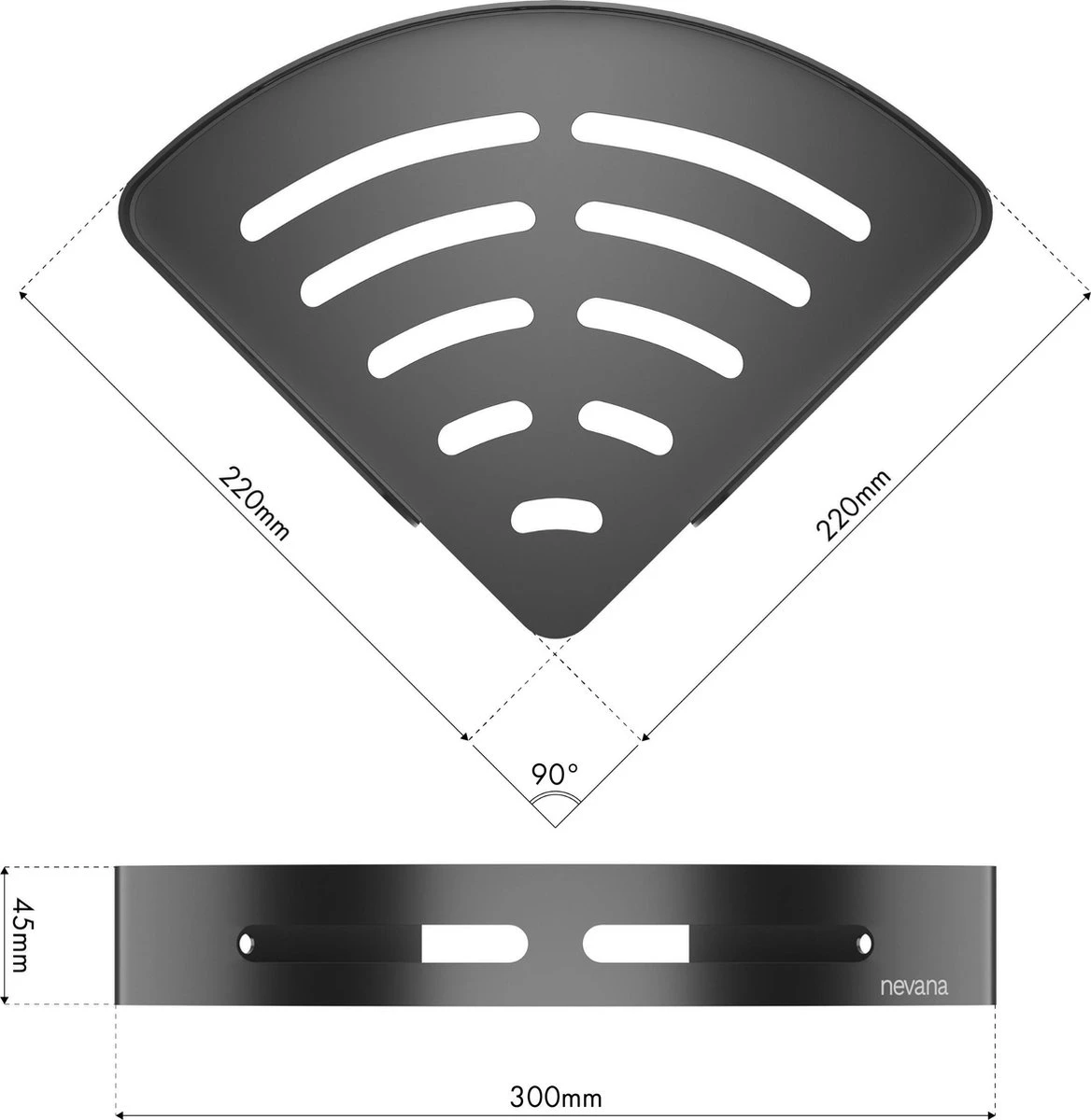 Doucherek 2 Stuks - Douchemand - Hangend Hoek - Telescopisch - Zonder Boren - Zwart - RVS 10 Doucherek 2 Stuks - Douchemand - Hangend Hoek - Telescopisch - Zonder Boren - Zwart - RVS - Afbeelding 8