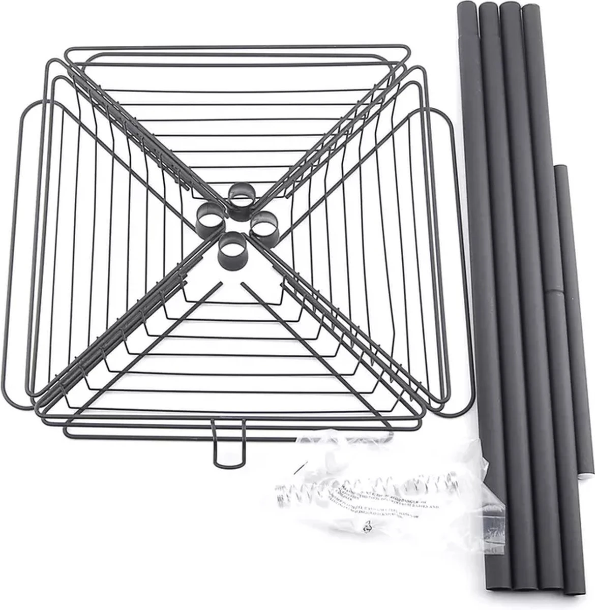 Merkloos Telescopisch Doucherek Zwart Voor Shampoo Staand Zonder Boren Shower Shelf Without Drilling Metal 6 Merkloos Telescopisch Doucherek Zwart Voor Shampoo Staand Zonder Boren Shower Shelf Without Drilling Metal - Afbeelding 4