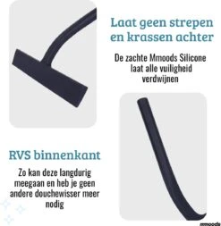 Mmoods Douchewisser Zwart - Douche Trekker Met Zuignap - Vloerwisser Badkamer - Vloertrekker RVS 10 Mmoods Douchewisser Zwart - Douche Trekker Met Zuignap - Vloerwisser Badkamer - Vloertrekker RVS -Badkamer Wijs 1171x1200 2