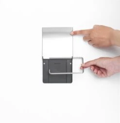 Brabantia ReNew WC Rolhouder - Met Klep - Matt Steel -Badkamer Wijs 1171x1200 6