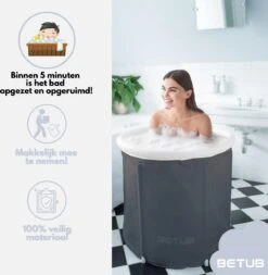 BETUB Zitbad Opvouwbare Badkuip Folding Bath Bathtub – Zit Zwembad – Ijsbad – Warm Bad – Ontspanning – Voor Onder De Douche – Tuin - Balkon Incl. Zitkussen 19 BETUB Zitbad Opvouwbare Badkuip Folding Bath Bathtub – Zit Zwembad – Ijsbad – Warm Bad – Ontspanning – Voor Onder De Douche – Tuin - Balkon Incl. Zitkussen -Badkamer Wijs 1173x1200 13