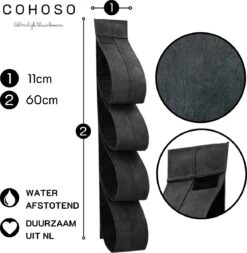 Reserverolhouder Hangend – Toiletrolhouder – Reserve Rolhouder – Zonder Boren – Rolhouder - Muur – Zwart - Antraciet - STOF & SPETTERVRIJ 13 Reserverolhouder Hangend – Toiletrolhouder – Reserve Rolhouder – Zonder Boren – Rolhouder - Muur – Zwart - Antraciet - STOF & SPETTERVRIJ -Badkamer Wijs 1173x1200