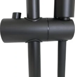 4bathroomz® Luxe Douchekolom Regendouche 20 Cm - Zwart -Badkamer Wijs 1175x1200 11