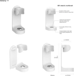 Merkloos Elektrische Tandenborstelhouder - Wit -Badkamer Wijs 1175x1200 7