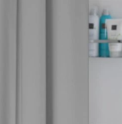 Sealskin Granada Douchegordijn 120x200 Cm - PEVA - Lichtgrijs 14 Sealskin Granada Douchegordijn 120x200 Cm - PEVA - Lichtgrijs -Badkamer Wijs 1176x1200 3
