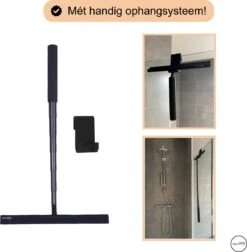 Van CODI® - 2 In 1 - Douchewisser - Vloertrekker - Multifunctioneel - Vloerwisser - Vloertrekker Met Steel - Verlengbaar - Met Ophangsysteem -Badkamer Wijs 1176x1200 8