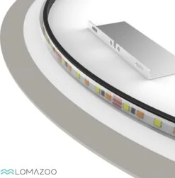 LOMAZOO Badkamerspiegel Met LED Verlichting - Badkamer Spiegel - Spiegel Badkamer - Spiegel Douche - Verwarming Anti Condens - 100 Cm Rond [DETROIT] -Badkamer Wijs 1178x1200