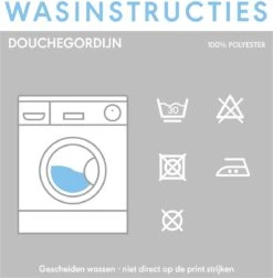 Sealskin Angoli Douchegordijn 180x200 Cm - Polyester - Grijs -Badkamer Wijs 1178x1200 26