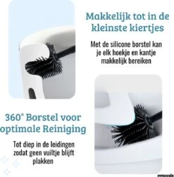 Mmoods WC Borstel Met Houder Hangend Zwart - Toiletborstel Siliconen Industrieel Design 12 Mmoods WC Borstel Met Houder Hangend Zwart - Toiletborstel Siliconen Industrieel Design -Badkamer Wijs 1179x1200