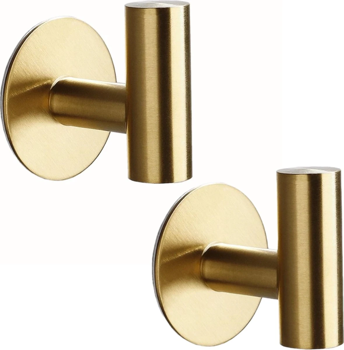 EAVY 2 Stuks Zelfklevende Handdoekhaakjes - Handdoekhouders - Plakhaakjes - Goud 3 EAVY 2 Stuks Zelfklevende Handdoekhaakjes - Handdoekhouders - Plakhaakjes - Goud