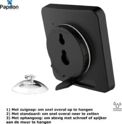 Merkloos Badkamerklok Digitaal - Douche Timer & Klok - Zuignap - Zwart 10 Merkloos Badkamerklok Digitaal - Douche Timer & Klok - Zuignap - Zwart -Badkamer Wijs 1182x1200 5