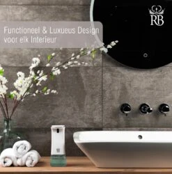 Royal Belinda Automatische Zeepdispenser - 280 ML Schuimdispenser Met Sensor - Wandmontage - No Touch - Zeeppompje - Wit -Badkamer Wijs 1184x1200 2