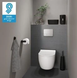 Tiger Tess - Toiletborstelhouder Vrijstaand Met Swoop® Borstel Flexibel - Zwart / Antraciet -Badkamer Wijs 1185x1200 11
