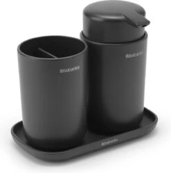Brabantia ReNew Badkameraccessoires Set - 3-delig - Dark Grey -Badkamer Wijs 1185x1200 14