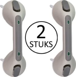 2 Stuks Supersterke Veiligheidsgrepen Voor Badkamer Douche, Bad, Toilet Met Sterke Zuignappen