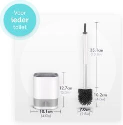 WC Borstel - Toiletborstel - WC Borstel Met Houder - Siliconen Toiletborstel - Vrijstaand Of Hangend - Slimme Lekbak - Optimale Hygiëne -Badkamer Wijs 1187x1200 2