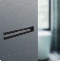 Handdoekrek Zwart - Handdoekstang - 2-armig 35cm - Mat Zwart - Inclusief Montage Materiaal 10 Handdoekrek Zwart - Handdoekstang - 2-armig 35cm - Mat Zwart - Inclusief Montage Materiaal -Badkamer Wijs 1187x1200