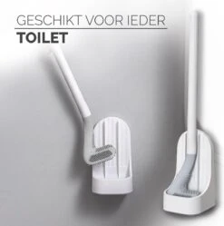 Bradey Toiletborstel Siliconen - WC Borstel Met Houder - Optimale Hygiëne - Golfclub-vorm - Komt In Alle Hoeken 30 Bradey Toiletborstel Siliconen - WC Borstel Met Houder - Optimale Hygiëne - Golfclub-vorm - Komt In Alle Hoeken -Badkamer Wijs 1189x1200 14