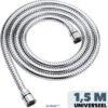 EcoRain – Universele Doucheslang 1.5 Meter – 150 Cm – Anti Lek – G ½ 1/2" - Draaiaansluiting – Waterkraan Slang - Chroom -Badkamer Wijs 1189x1200 18