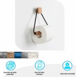 Toiletrolhouder Zonder Boren- Wc Rolhouder - Zuignap - Zelfklevend - Hout 16 Toiletrolhouder Zonder Boren- Wc Rolhouder - Zuignap - Zelfklevend - Hout -Badkamer Wijs 1191x1200 4