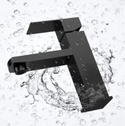 BADO Wastafelkraan - Mat Zwart - Kraan - Mengkraan - Badkamerkraan -Badkamer Wijs 1192x1200 20