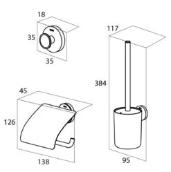 Tiger Urban Toiletaccessoireset - Toiletborstel Met Houder - Toiletrolhouder Met Klep - Handdoekhaak - Zwart 24 Tiger Urban Toiletaccessoireset - Toiletborstel Met Houder - Toiletrolhouder Met Klep - Handdoekhaak - Zwart -Badkamer Wijs 1192x1200 3