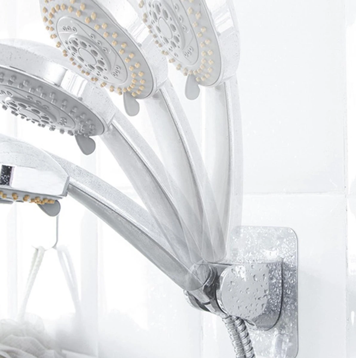 Merkloos Douchekophouder – Douchekop Houder – Handdouchehouder – Douchehouder - Zonder Boren – Verstelbaar - Zelfklevend - Met Haakje 5 Merkloos Douchekophouder – Douchekop Houder – Handdouchehouder – Douchehouder - Zonder Boren – Verstelbaar - Zelfklevend - Met Haakje - Afbeelding 3