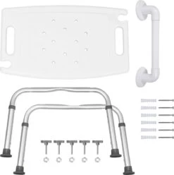Life&Home Douchekruk - Wandbeugel Bijgeleverd - Douchestoel - 6 Hoogtes - Max 130 Kg - Handgrepen 17 Life&Home Douchekruk - Wandbeugel Bijgeleverd - Douchestoel - 6 Hoogtes - Max 130 Kg - Handgrepen -Badkamer Wijs 1194x1200 21